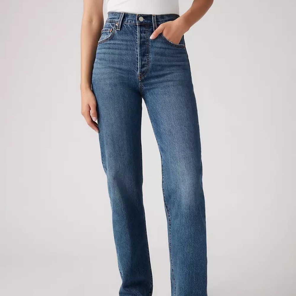 Levi's Ribcage Straight Jeans in Valley View | 31x27 | EUC